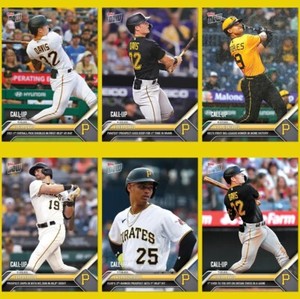 2023 Topps H. Davis/N. Gonzales/J. Triolo/E. Rodriguez #468 481 501 508 590 600