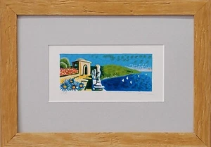Mimmo Sciarrano Serigrafia Ravello villa Cimbrone Pop casa arte quadri arredo - Picture 1 of 1