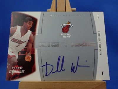 Dorell Wright Fleer Genuino 2004-05 Big Time Autógrafo Automático Foto 1 de 2