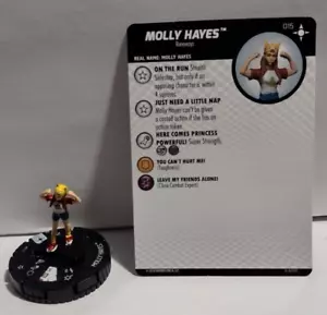 HEROCLIX BATTLEWORLD MOLLY HAYES WITH CARD - Picture 1 of 1