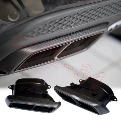 Tubo silenciador puntas de escape trasero apto para Mercedes Benz clase A/C/E/S/GLC/GLE/GLS*2 Foto 1 de 4
