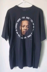 Vintage Dr Dre - Up In Smoke Tour Tee Size L - Picture 1 of 19