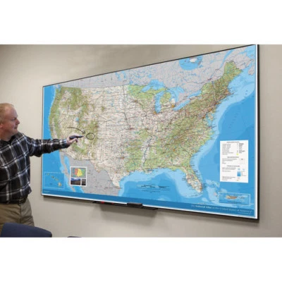 Tela de projeção fixa Draper Scribe Write-On HDTV 94" (46,15" X 82,15") 800318 - Imagem 1 de 4