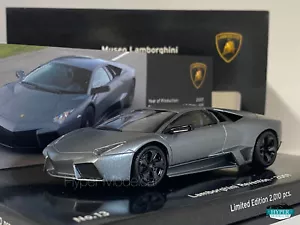 MINICHAMPS 1/43 LAMBORGHINI REVENTÓN 2007 GRIS MATE ART.436 103950 - Imagen 1 de 5