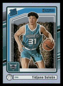 2024-25 Panini Donruss Tidjanee Salaun Holo Rated Rookie RC #229 Hornets Winter - Picture 1 of 2