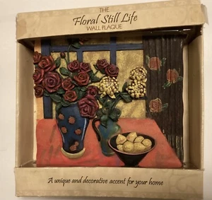 Floral Still Life Wall Plaque. Roses By Jae Dougall & Canadian Art prints - Picture 1 of 2