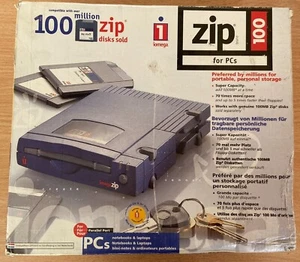 Boxed Iomega 100MB Parallel Port Zip drive - Afbeelding 1 van 7
