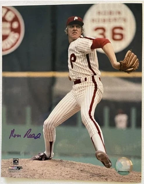 Ron Reed Signed Autographed Glossy 8x10 Photo Philadelphia Phillies - Image 1 of 1