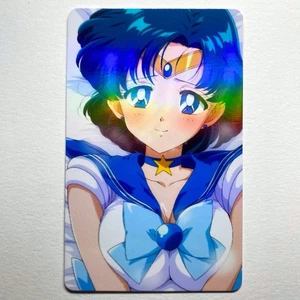 Sailor Moon, Sailor Mercury Sexy Doujin Waifu Girl Lewd Anime Art Goddess Card - Bild 1 von 1