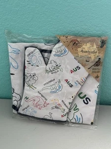 Aussie Bakers Apron And Oven Mitt Australia New In Package - Picture 1 of 6