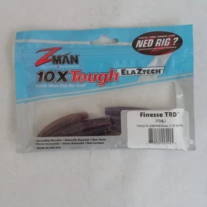 Zaman finesse trd 2.75" naturally bouyant ned rig lure PB&J - Picture 1 of 2