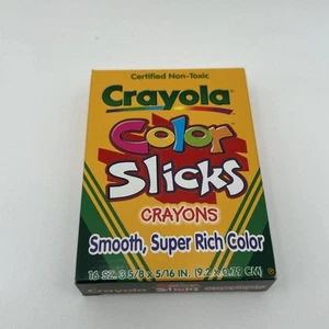 Crayones vintage Binney & Smith 1998 Crayola colores lisos 16 unidades arte años 90 - Imagen 1 de 5