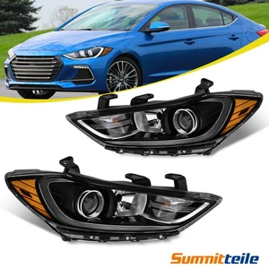 2PCS Projector Headlights Front Lamps Assembly For 2017 2018 Hyundai Elantra - Picture 1 of 11