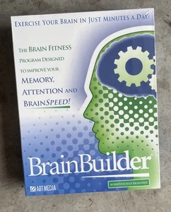 ABT Media BrainBuilder Software Program Improve Memory Attention Brainspeed NEW* - Photo 1/2