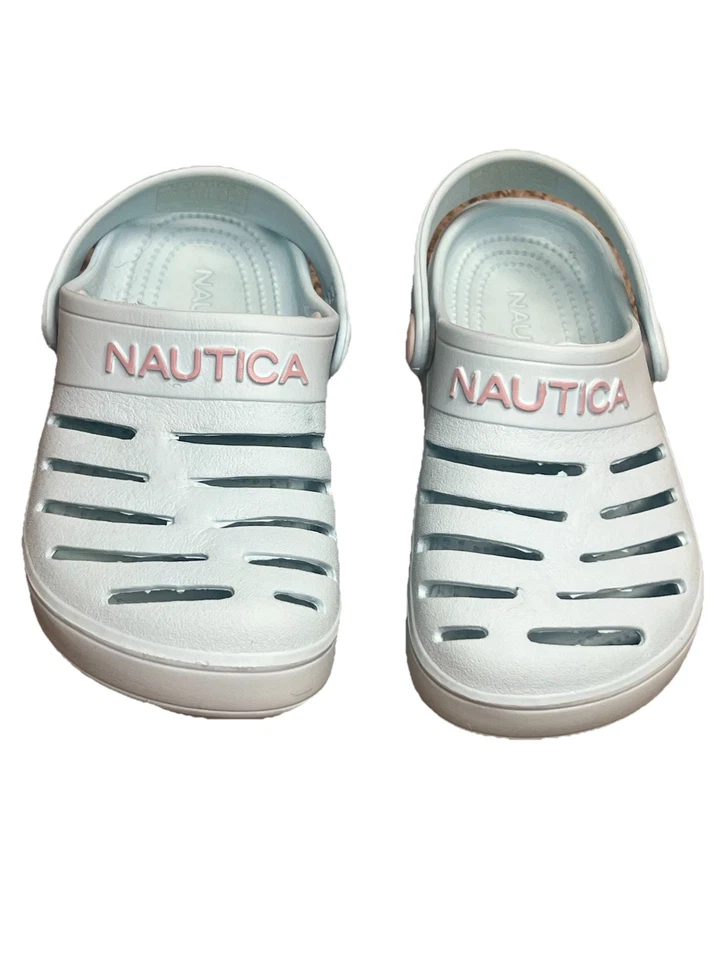 Nautica River Edge Water Clog Slide Toddler Size 10 Light Blue Foto 1 de 4