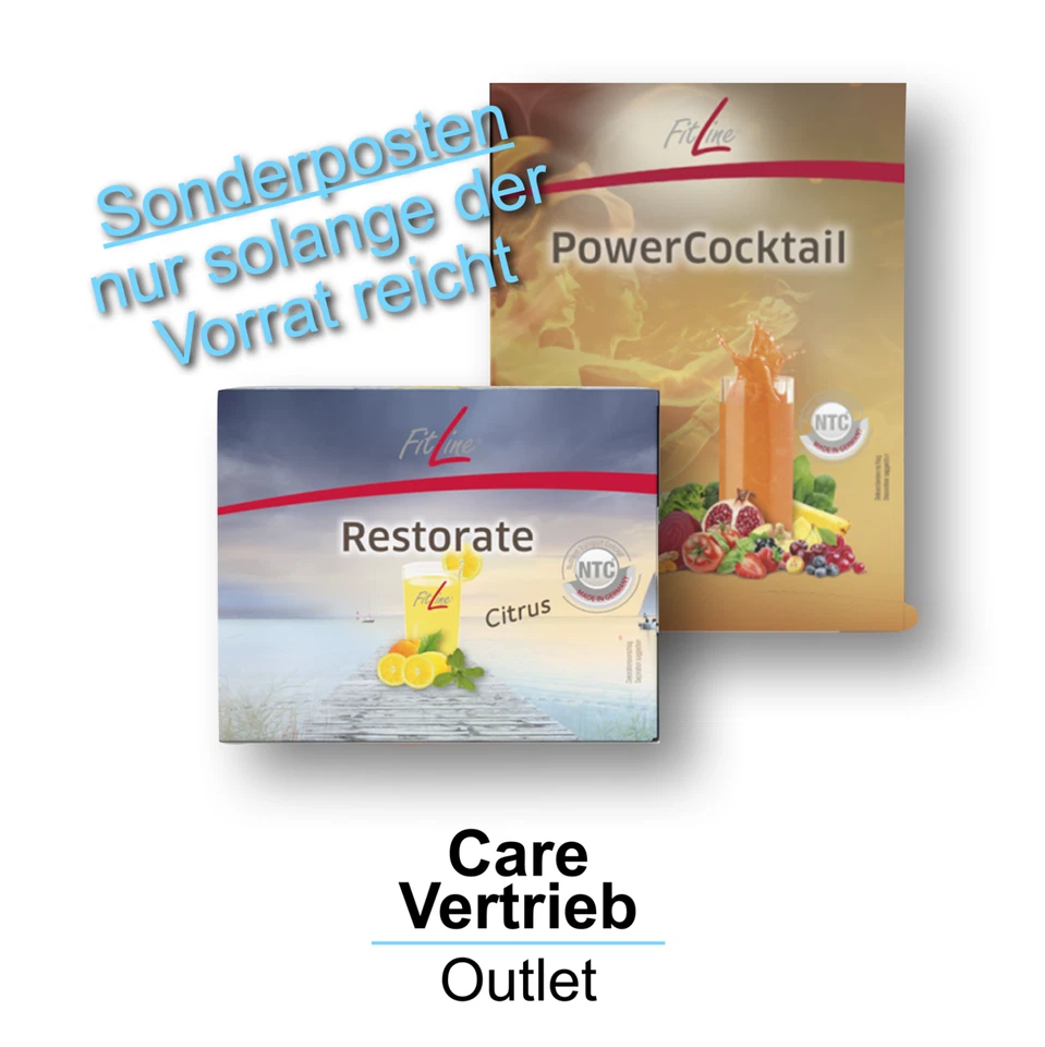 FitLine Restorate Citrus und PowerCocktail (je 30 Beutel) - MHD 2026