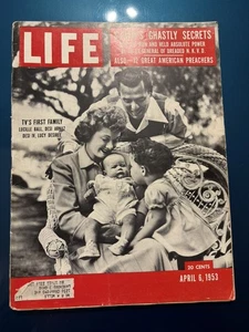 Life Magazine April 6, 1953 TV First Family I Love Lucy Lucille Ball Desi Arnaz - Picture 1 of 1
