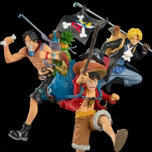 One Piece Monkey D Luffy Portgas D Ace Sabo Mania Produce Anime Figuren with Box - Bild 1 von 8
