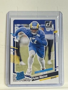 2023 Donruss Puka Nacua Rookie RC Rated Rookie #357 Rams - Bild 1 von 2