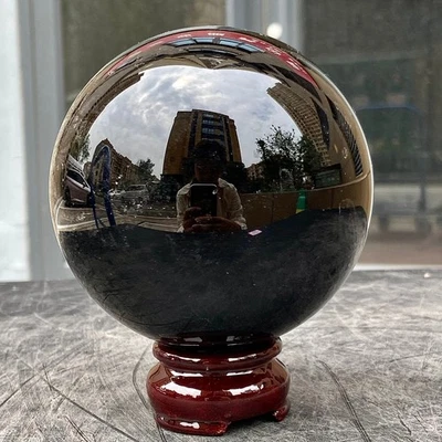 2.86LB  Natural Obsidian Crystal Ball Spiritual Healing Specimen - Image 1 of 4