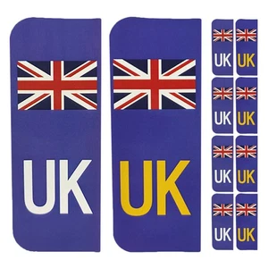  10 Pcs Uk Flag Car Stickers England Britain Decals for Trucks Door - Picture 1 of 12