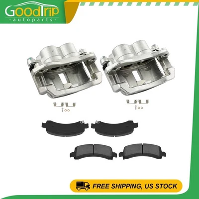 For CHEVROLET EXPRESS 2500 3500 2x Rear Brake Calipers & Ceramic Pads Foto 1 de 4