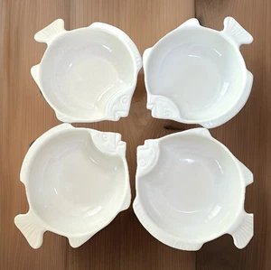 Pfaltzgraff VTG Fish Shaped Chowder Bowls SET OF 4 Cape Cod 8” *READ - Picture 1 of 12