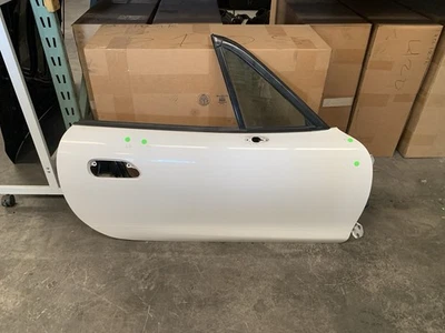 2001-2005 Mazda Miata MX5 Oem White Door Shell Passenger Right NB2 01-05 *READ* - Image 1 of 4