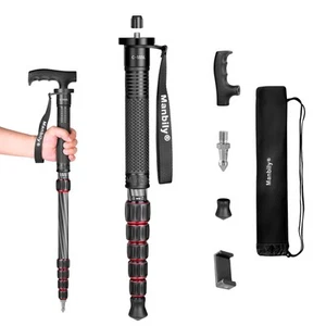 Monopod for Camera, Camera Carbon Fiber Portable Compact Lightweight Travel M... - Picture 1 of 8