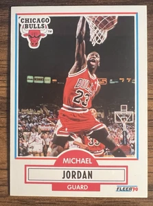 Michael Jordan 1990-91 Fleer Card #26 Chicago Bulls Card - Picture 1 of 12