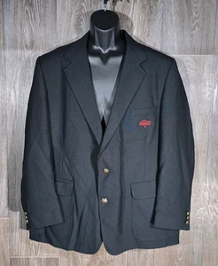 Blazer RMC Coca-Cola Para Hombres 44 Regular Negro Dorado Botón Nuevo con Etiquetas - Imagen 1 de 14