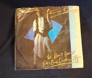 JERMAINE STEWART We Don't Have To Take Our Clothes Off / G 45 RPM 7" RECORD 1985 - Picture 1 of 4