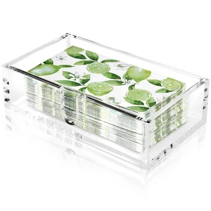 Acrylic Napkin Holder, 8.7 x 4.7 x 2.2'', Clear Guest Towel Holder, Disposabl... - Picture 1 of 7