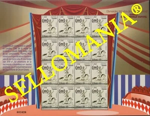 2018 250 AÑOS CIRCUS WORLD CAPITAL CIRCO PLIEGO PREMIUM 5208 ** MNH TC22630 - Picture 1 of 3
