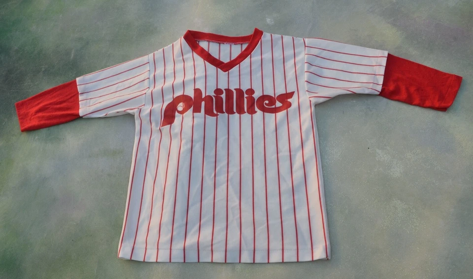 Vintage Sand Knit MLB Philadelphia Phillies Jersey Size Youth__PLEASE SEE PIC. - Image 1 of 4