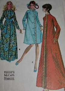 Bata vintage McCALL'S PATRÓN #2696 3 VERSIONES (Missess PEQUEÑA 8-10) AÑOS 70 - Imagen 1 de 5