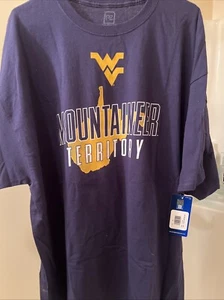 WVU / West Virginia University “Mountaineer Territory” T-Shirt 3XL NWT - Picture 1 of 2