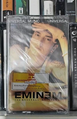 Eminem The Marshall Mathers Lp **Bonus Tracks FACTORY SEALED Cassette - Image 1 of 4