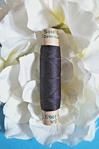 930BBIS Superb Coil Wire Silk Gutermann Laska " Violet " N° 58 - Picture 1 of 2
