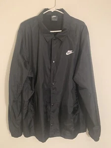 Nike Windbreaker Jacket 'Just Do It' Black - XL - Picture 1 of 3
