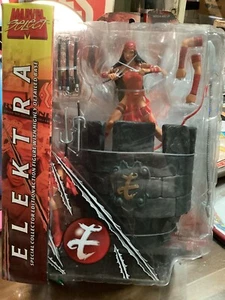 MARVEL SELECT ELEKTRA ACTION FIGURE EDIZIONE DA COLLEZIONE NUOVO CON SCATOLA 2002 TOYBIZ - Foto 1 di 7