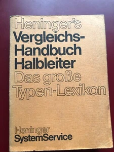 Vintage Halbleiter Transistoren Heningers Vergleichshandbuch 591 S. Ausgabe 1975 - Bild 1 von 11