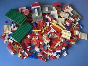 Lote Surtido - Piezas Lego Vintage, 2kg, Bloques, Bases, Pisos, Ruedas - Imagen 1 de 5