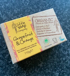 Little Soap Company Grapefruit & Orange Organic Vegan Free From 110g Soap - Picture 1 of 1