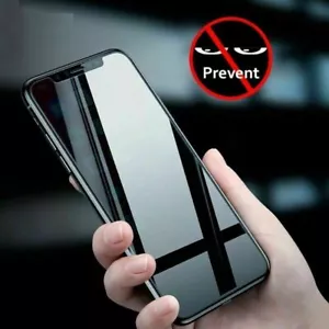 Screen Protector For iPhone 15 14 13 Pro Max 12 11 XS XR Privacy Tempered Glass - Picture 1 of 17