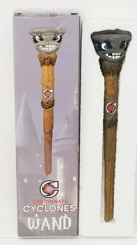 Cincinnati Cyclones Hockey TWISTER Mascot Wizard Wand SGA New In Open Box Cover