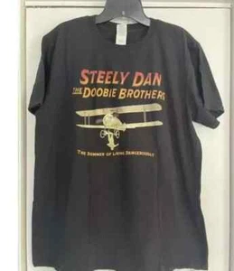 Steely Dan Doobie Brothers Tour 2018 Black Tshirt Men Women S-5XL HH03933 - Picture 1 of 3