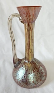 ELEGANTE ANTICO VETRO ARTISTICO IRRIDESCENTE LOETZ BOHEMIEN, CIRCA 1890 - Foto 1 di 15