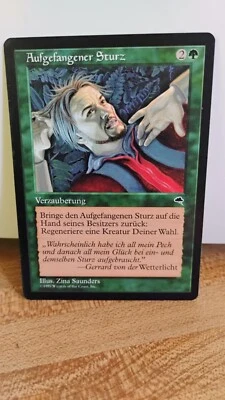 BROKEN FALL Magic the Gathering MTG 1997 Enchantment GERMAN Version Trading Card - Image 1 of 2