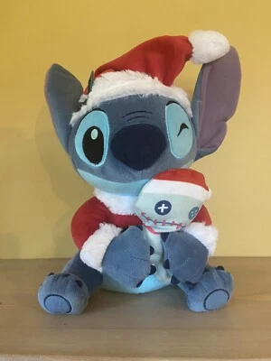 Disney Store Xmas Stitch & Scrump Plush Alien 626 Experiment Soft Toy Lilo BNWT - Image 1 of 4